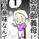 超高齢義母に会う意味なんて　1